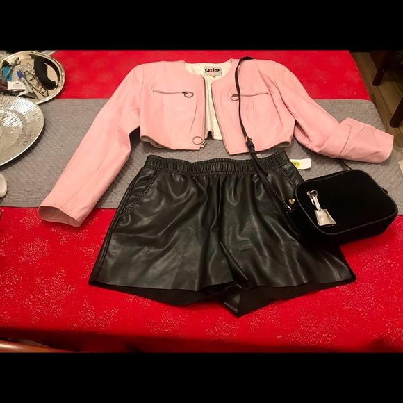 Pink Leather Jacket - Picture 5 of 6